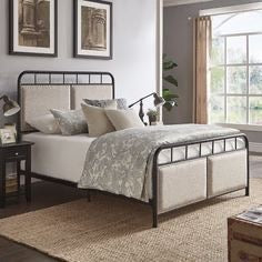 LuxeLinen Double Platform Bed