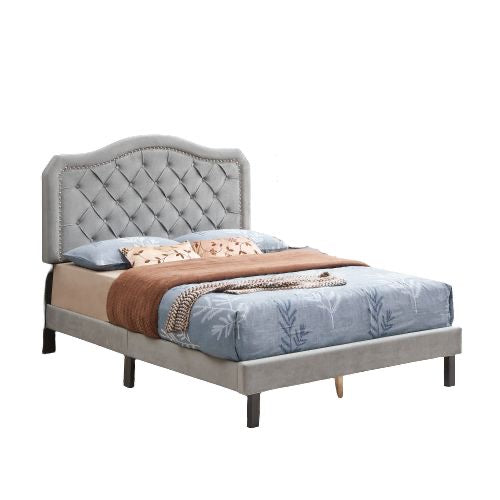 VelvetEase Queen Bed”