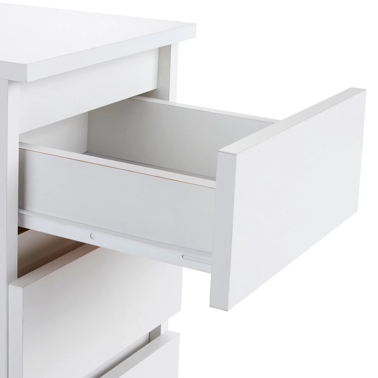 White Modern Bedside Table Cabinet