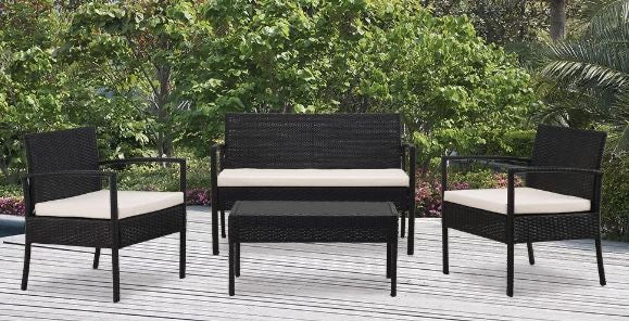 Elegance Woven Outdoor Set