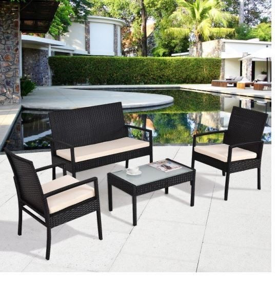 Elegance Woven Outdoor Set