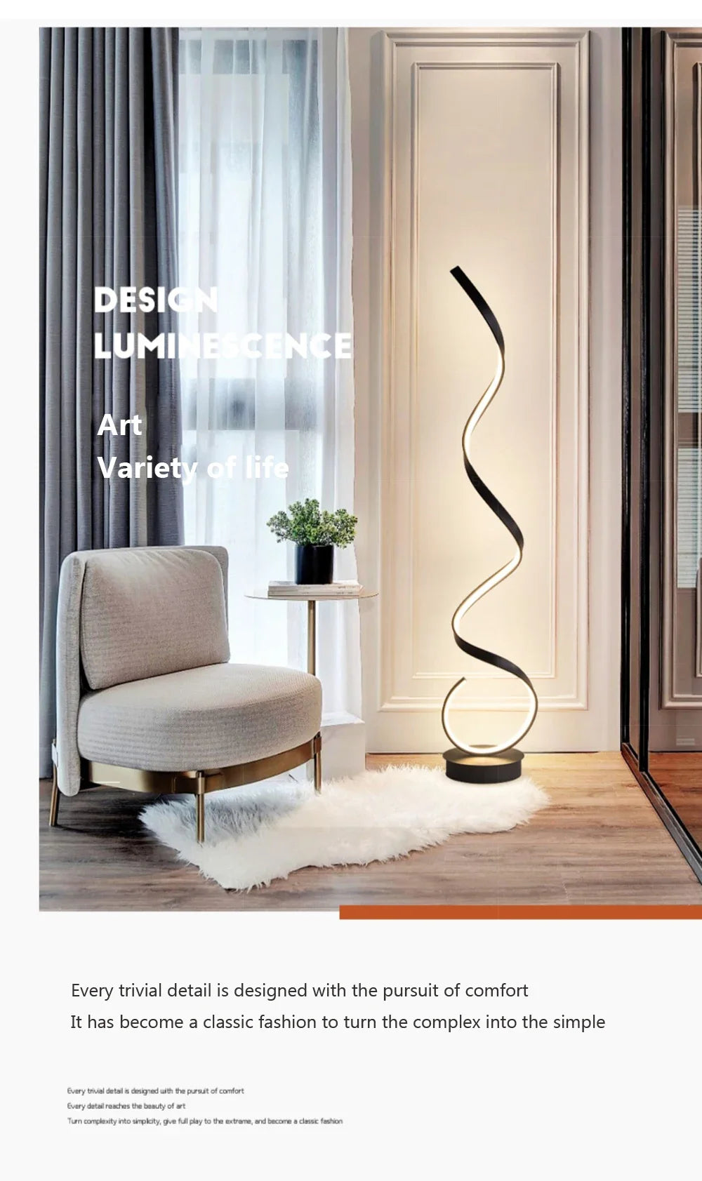 Luminara LED Floor Lamp