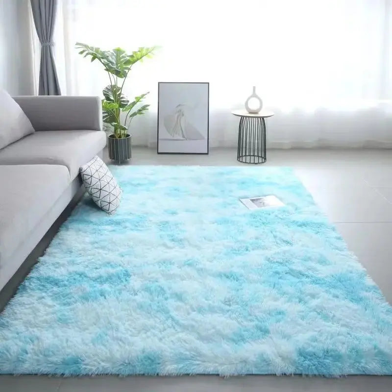 "Silk Wool Tie-Dye Rug