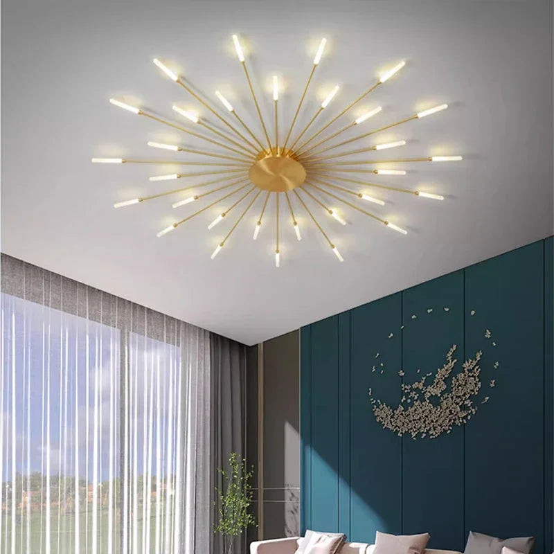 Sunburst Luxe Ceiling Light