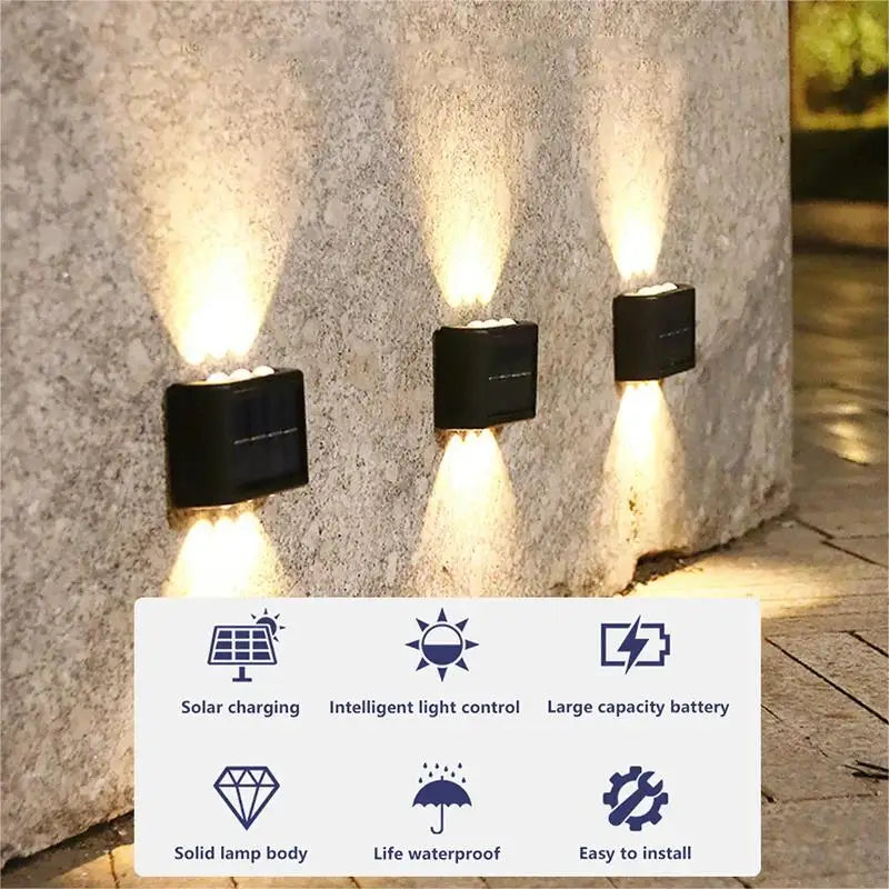 "GlowUp Solar Wall Lamp