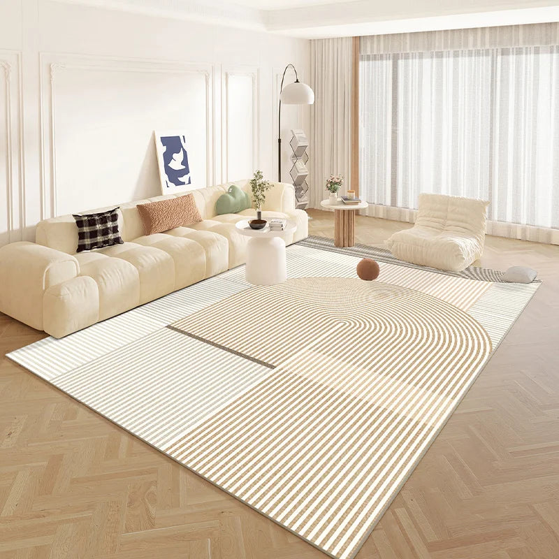 "ZenStripe Japanese Style Fluffy Rug