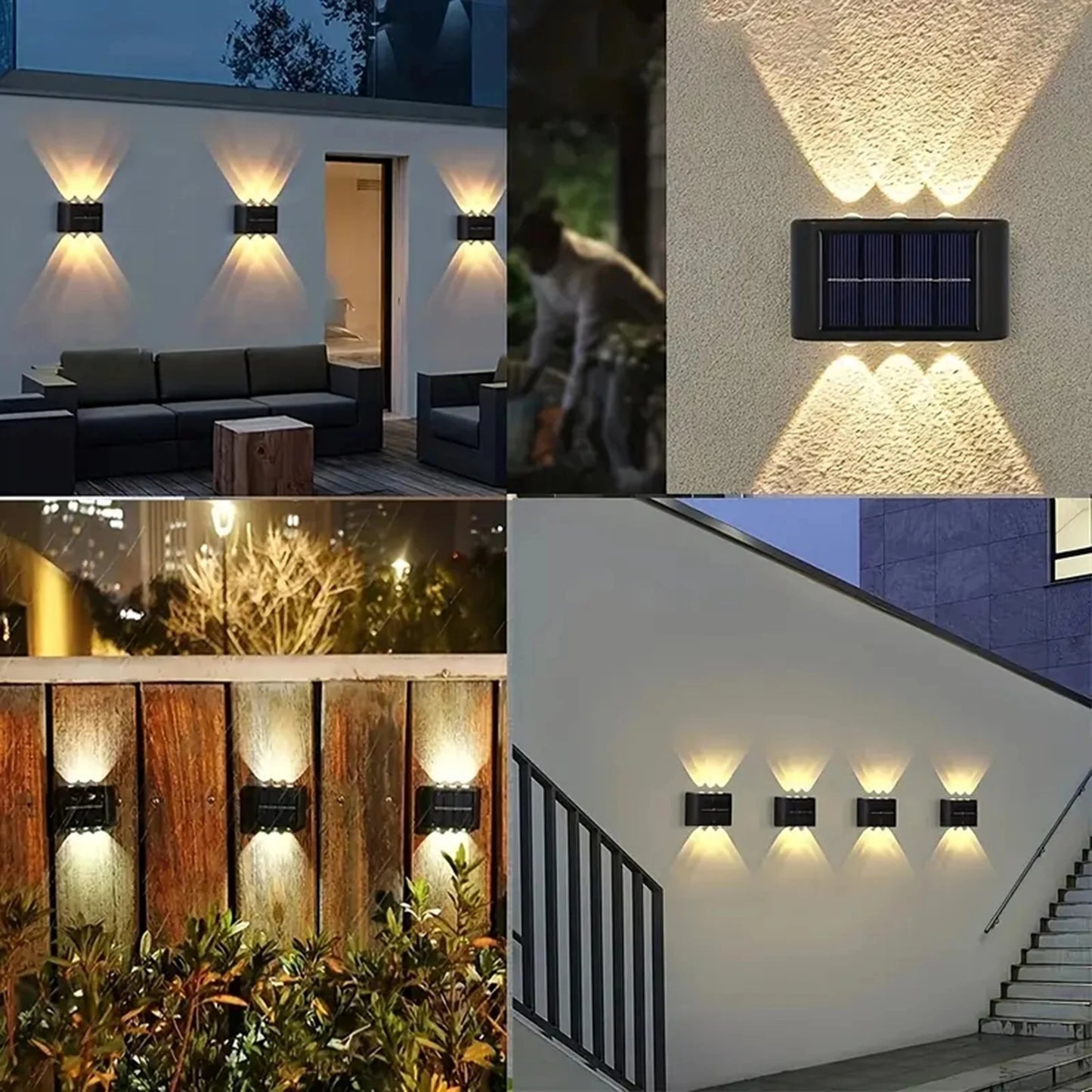 "GlowUp Solar Wall Lamp