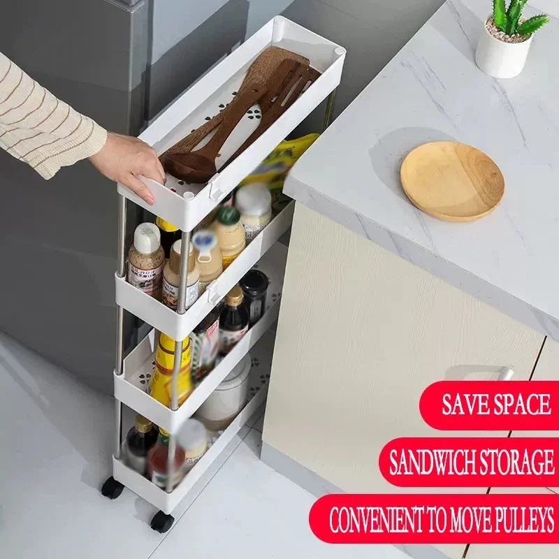 Space-Saving Rolling Storage Cart