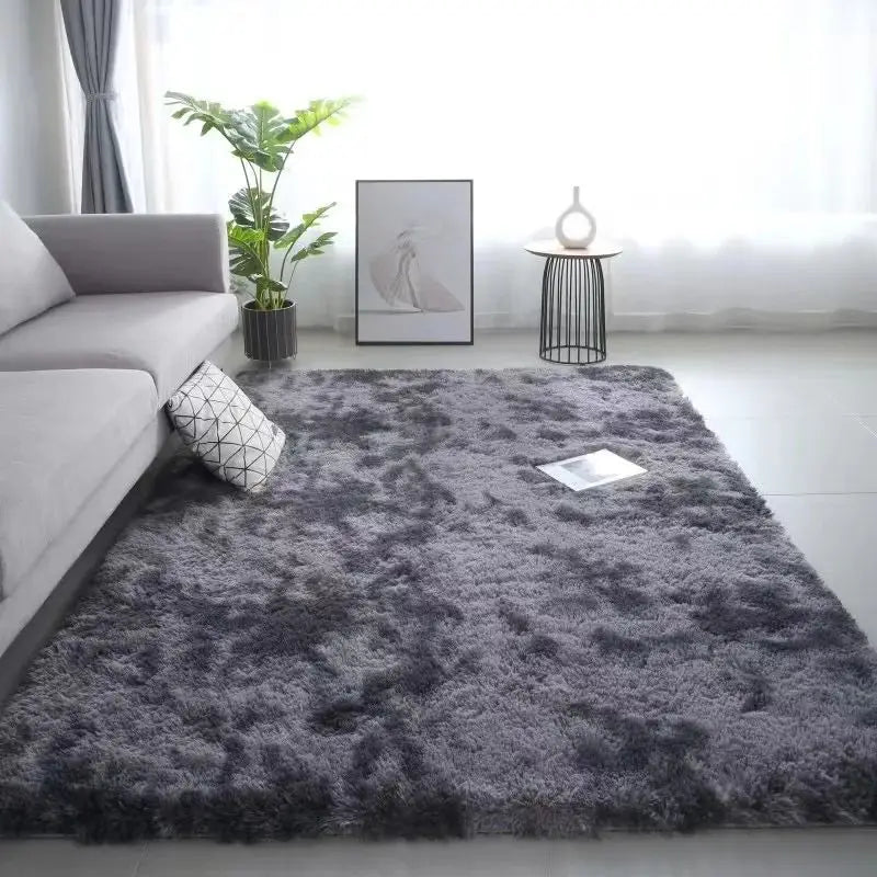 "Silk Wool Tie-Dye Rug