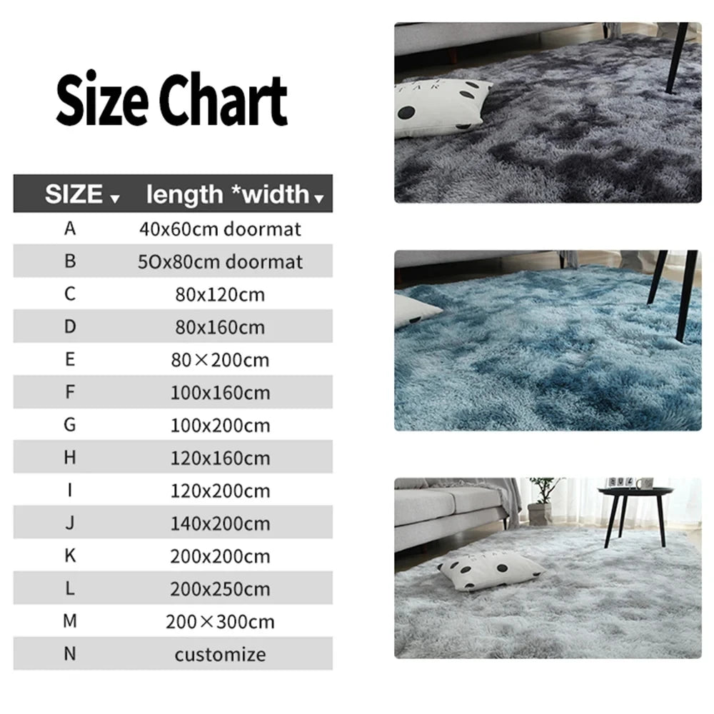 "PlushCloud Fluffy Large Carpet