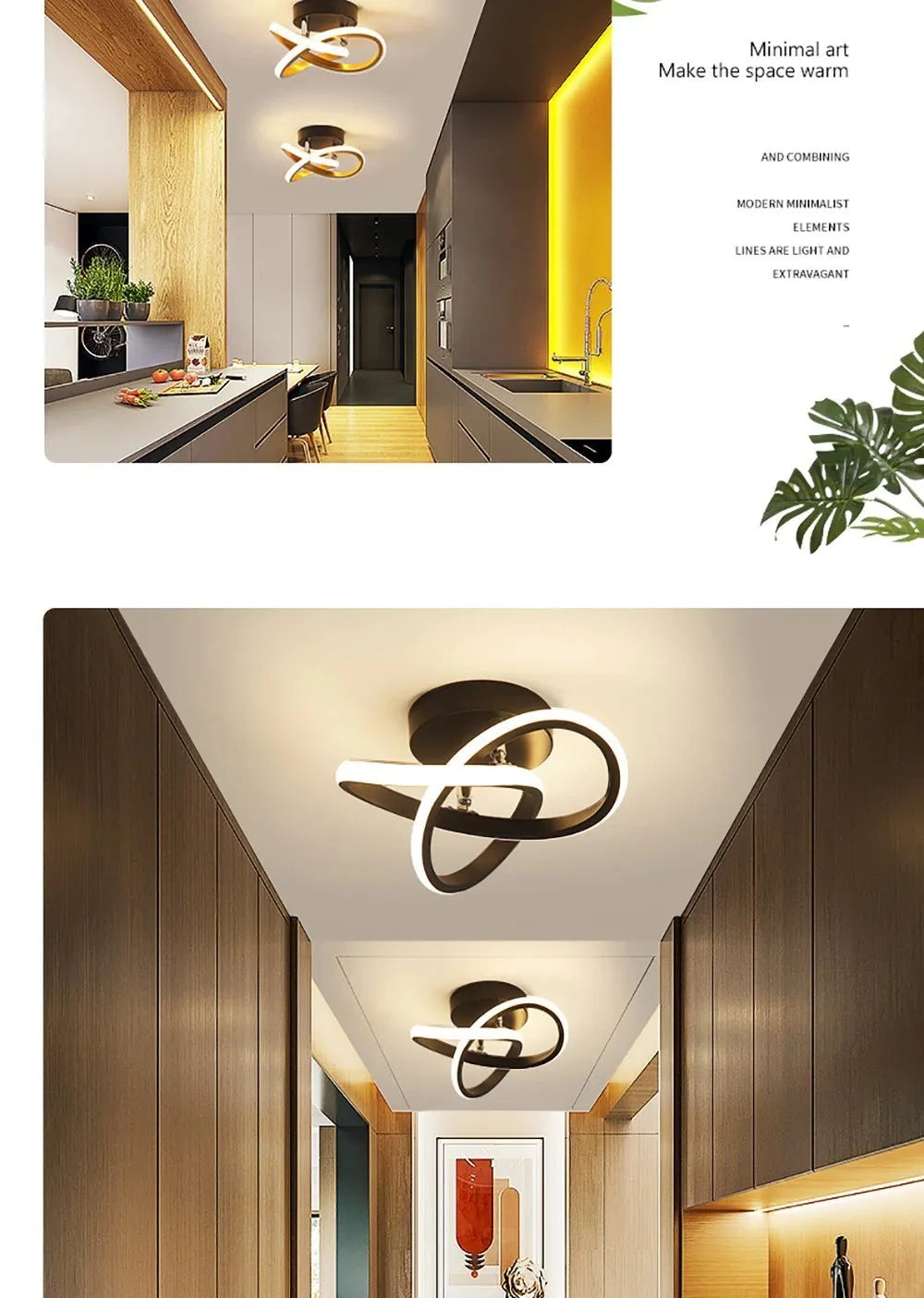 Modern LED Strip Ceiling Lights – Illuminate Your Space!