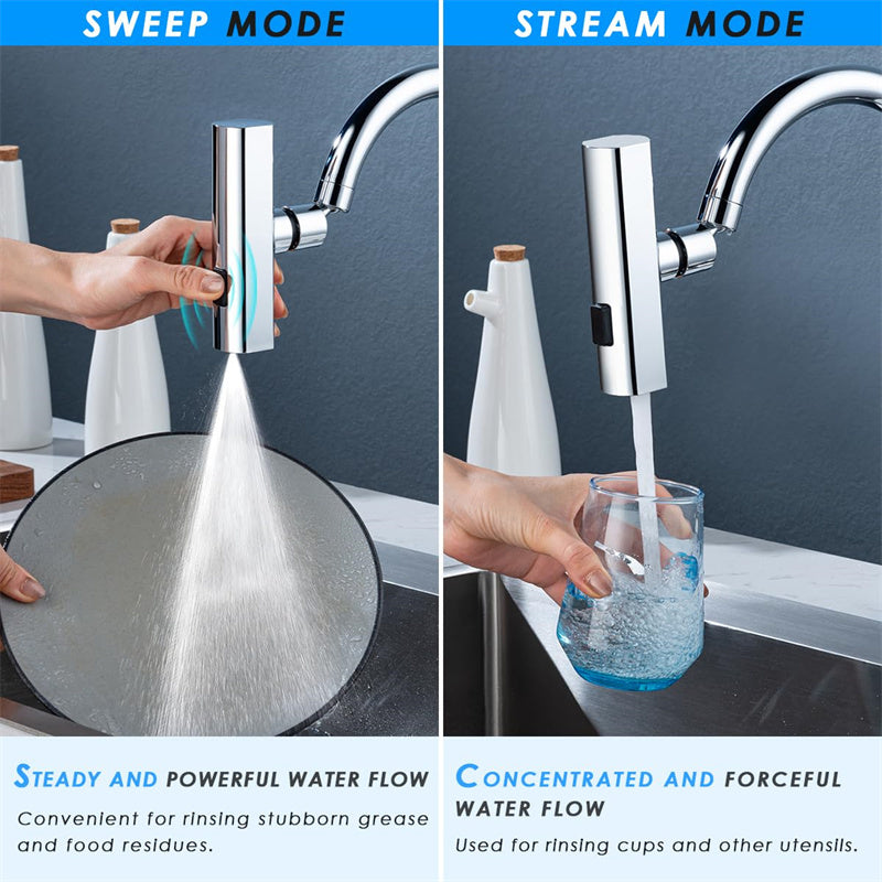 StreamMaster Rotating Water Outlet – Effortless Kitchen Efficiency”