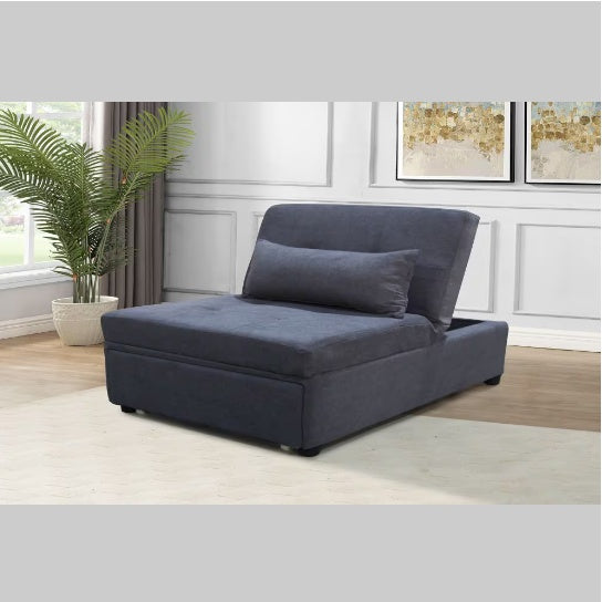 “FlexiFold Black Ottoman Bed”