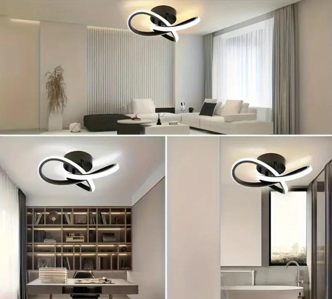 Modern LED Strip Ceiling Lights – Illuminate Your Space!