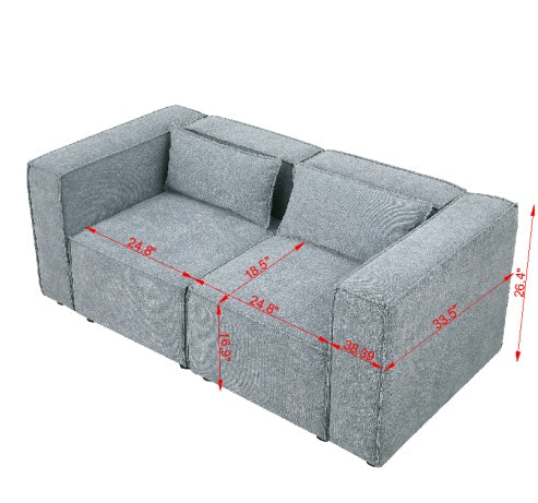 “Elegant Comfort Modular Sofa”