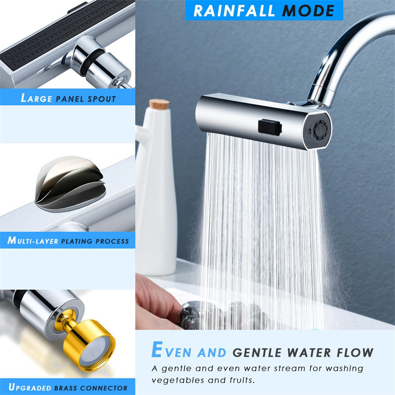 StreamMaster Rotating Water Outlet – Effortless Kitchen Efficiency”