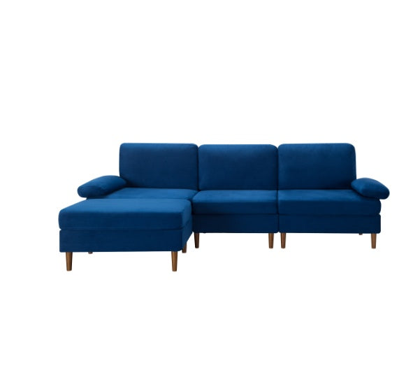 “Navy Luxe Modular Sofa”