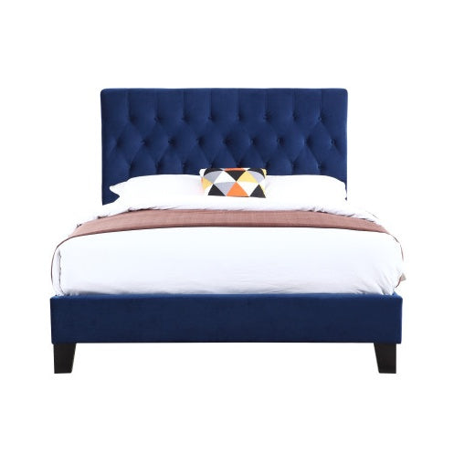 "Luma Blue Queen Bed"