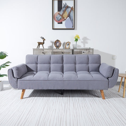 "Stylish Sofa Bed in Smoke Gray